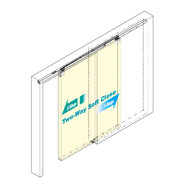 Fd35ev Compatible With Pocket Door Two Way Soft Close Type