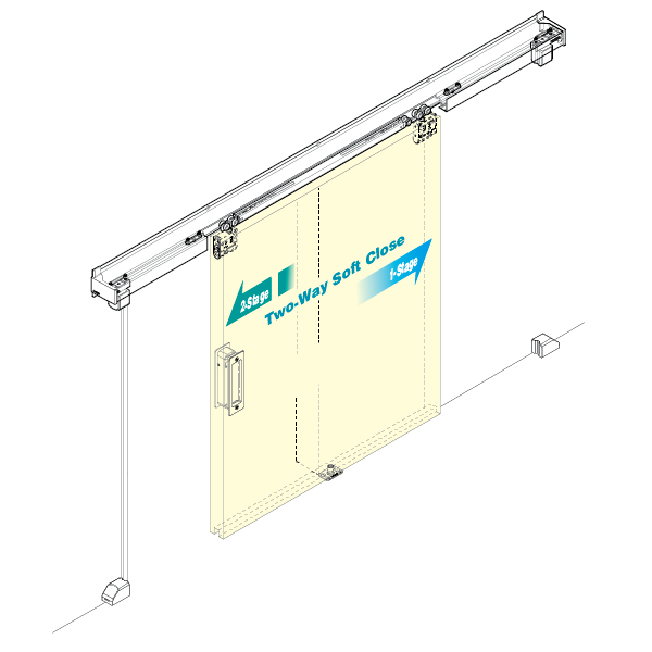 Fd35ev Two Way Soft Close Type Outset Recessed Upper Roller