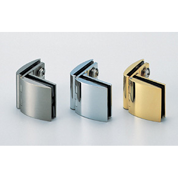 Osuter 5 Piezas Bisagra Puerta Vidrio Aleaci/ón de Zinc con 2PCS Abrazadera de Vidrio S/ólido Bisagra Puertas Cristal Adecuado Para 5-8mm Vaso