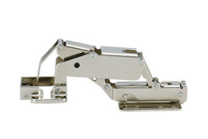Clip-on concealed hinge for metal sheet HT160THV2