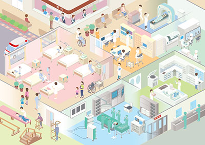 Hospitals and diagnostic facility solutions