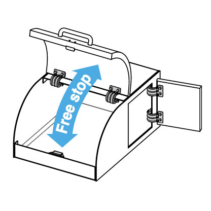 HG-TBSJ40 Adjustable Torque Hinge, Bracket Type Torque Hinge